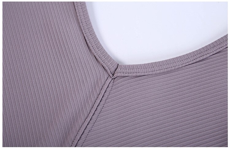 detalle Camiseta corta Blank V-neck Sport