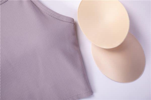 padded rib full coverage yoga bra