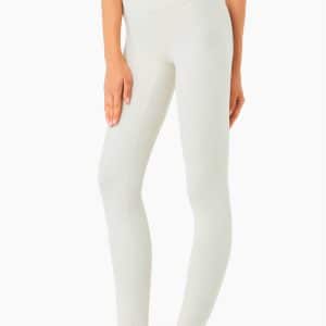 white yoga leggings