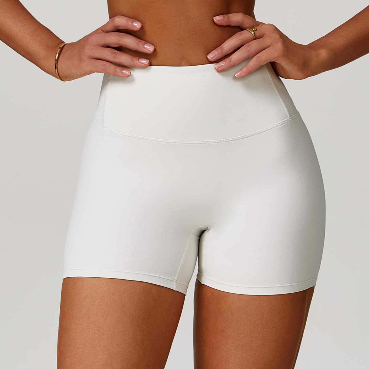Ruched Scrunch Butt High-Waisted Gym Shorts for Women
